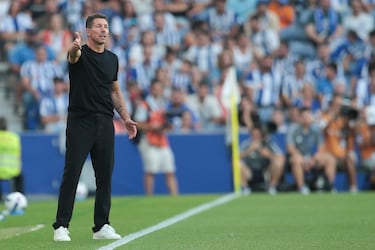 Diego Pablo Simeone, entrenador del Atlético de Madrid.