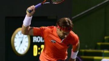 DERROTA. David Ferrer, derrotado en Indian Wells tras caer ante Bernard Tomic.