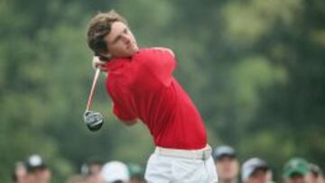 Matías Domínguez durante el último día previo al Masters de Augusta.