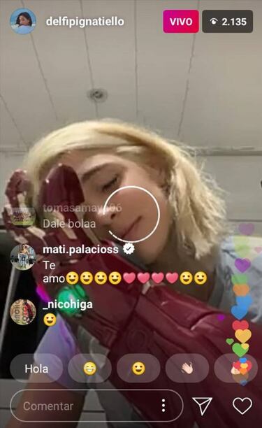 Palacios, figura de la Selección argentina Sub 17, le declaró su amor a Delfi Pignatiello