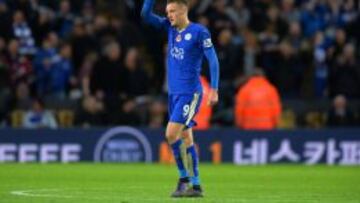 Vardy sobre el Real Madrid: "Estoy contento en Leicester"
