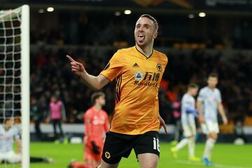 Con un paso absolutamente testimonial por el Atlético de Madrid, Diogo Jota se ha destapó como uno de los jugadores revelación del Wolverhampton. Este año ha fichado por el Liverpool.