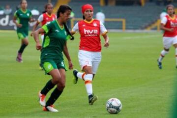 El fútbol femenino debuta en El Campín con triunfo de Santa Fe