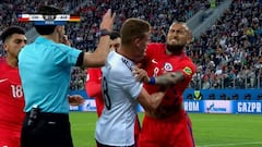 La discusión entre Arturo Vidal y Kimmich que marcó la final