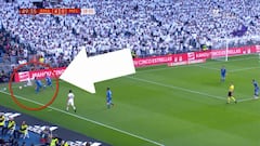 La jugada de lujo de Vinicius que terminó en chascarro