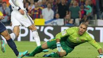 <b>EL ÚLTIMO ENCAJADO. </b>El tanto de Cristiano que empataba el partido a dos en el Camp Nou fue una muestra de lo que sufre el Barça.