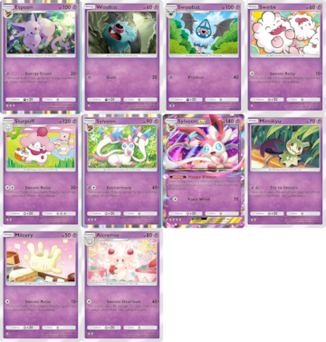pokemon tcg pocket arboleda de eevee pokemon psiquicos