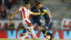 Barrios y Villa, baja calificación en debut con Boca en 2019