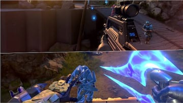 El rifle de batalla es similar a su aspecto en Halo 2: Anniversary.