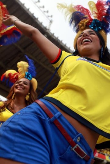 Las mejores imágenes del partido entre Colombia y Ecuador