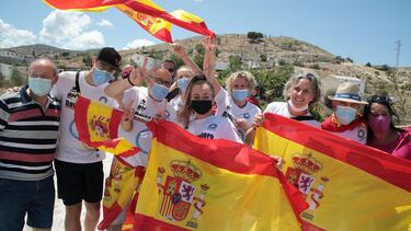 Amigos y familiares de David Valero.