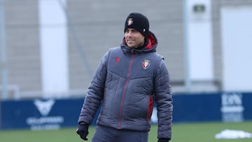 Lisci durante un entrenamiento.