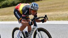 El campeón de Bélgica Tim Merlier compite con el equipo Alpecin-Deceuninck en el Tour de Valonia.