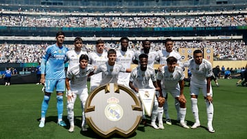 Formación del Real Madrid contra el PSG en la semifinal del Mundial de Clubes.