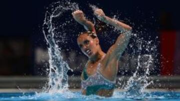 Ona Carbonell durante su ejercicio.