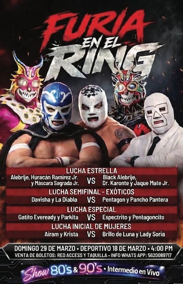 Las estrellas del pasado se reencuentran en el ring