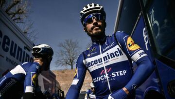 Julian Alaphilippe, ganador de la Strade Bianche.