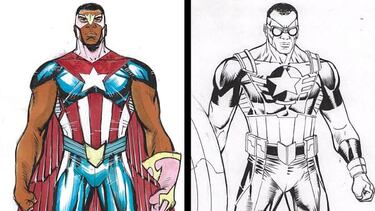 Subastan el mítico diseño del Capitán América de un gran historietista español y la cifra final da vértigo
