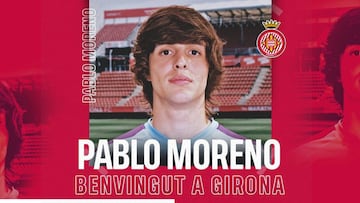 El Girona oficializa la llegada de Pablo Moreno y Arijanet Muric