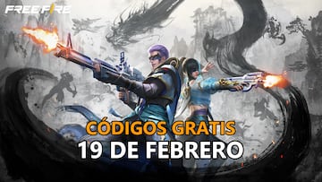 Códigos Free Fire 19 de febrero