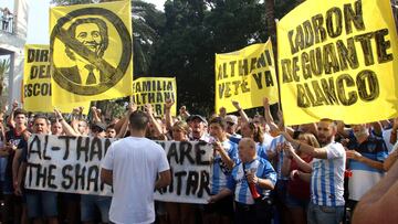 El malaguismo pide la marcha de Al Thani y de la directiva