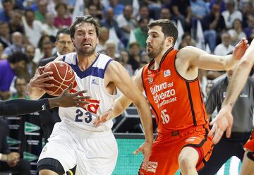 Sergio Llull y Guillem Vives.