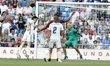 Morientes scores the opening goal