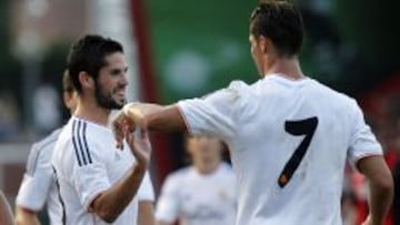 Isco debut&oacute; con el Real Madrid ante el Bournemouth.