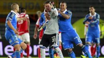Millonarios gana el clásico frente a Santa Fe 2-1, con gol de Luis Delgado