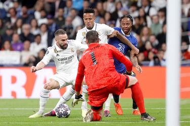 Dani Carvajal, Éder Militão, Raheem Sterling y Thibaut Courtois