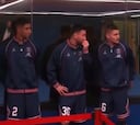 La escena viral en el túnel del PSG: ojo a Mbappé y Messi