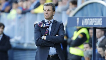 José González, entrenador del Málaga.