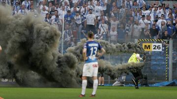 Seis detenidos por disturbios en un Lech Poznan-Legia Varsovia