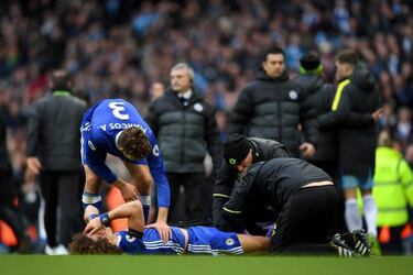 Agüero slapped with four-game ban for David Luiz challenge
