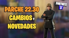 Parche 22.30 de Fortnite: skins de Luke, Han Solo y Leia, evento Star Wars y más