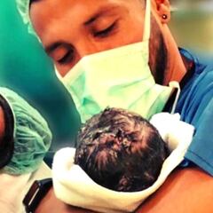 Garay y Tamara Gorro celebran haber sido padres