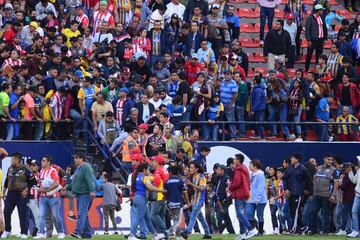 La violencia reaparece en el Atlético de San Luis vs Querétaro