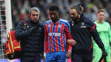 Jefferson Lerma, baja en Crystal Palace por conmoción cerebral