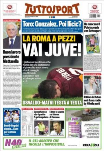 Portadas de la prensa deportiva