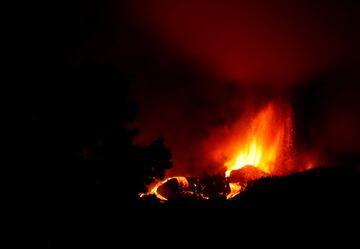 Las dramáticas imágenes de la erupción volcánica en La Palma