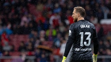 Oblak, con el Atlético.