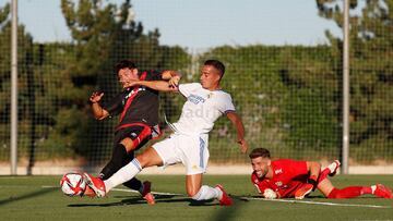 Lucas Vázquez, jugando contra el Rayo el pasado domingo: se cumplían 99 días desde su lesión ante el Barcelona.