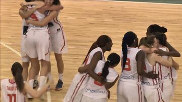 Las chicas de la Selección Sub-20 celebran el pase a la final.
