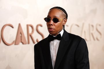 Lena Waithe posa en la alfombra roja del Dolby Theatre.