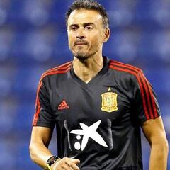 Luis Enrique tira de los jugadores de la Sub-21 en Las Rozas