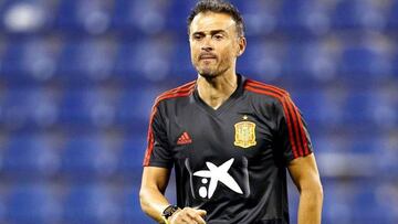 Luis Enrique tira de los jugadores de la Sub-21 en Las Rozas