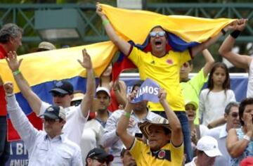 Santiago Giraldo guió el triunfo de Colombia en la Copa Davis.