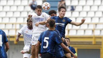 Instante del Inter-Real Madrid.