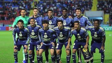 A pesar de no poder ya contar más con Álvaro Fidalgo y Saint Maximin, Jardine ya tendrá a Veiga a disposición, por lo que el América busca tres puntos de oro en casa. EFE/ Gustavo Amador