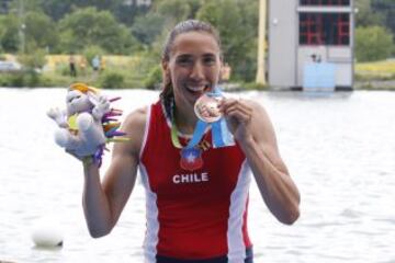 La deportista logr&oacute; el tercer bronce para Chile en los Panamericanos.